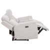 Kennett 3-piece Chenille Power Reclining Sofa Set Ivory