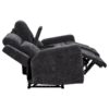 Kennett 3-piece Chenille Power Reclining Sofa Set Dark Grey