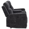 Kennett Chenille Upholstered Power Reclining Loveseat Grey