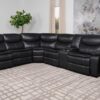 Sycamore Upholstered Power Reclining Sectional Sofa Grey