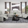 Greenfield Upholstered Power Reclining Loveseat Dove Grey