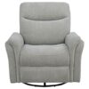Adler Upholstered Power Swivel Glider Recliner Ivory