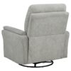 Adler Upholstered Power Swivel Glider Recliner Ivory