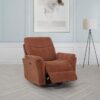 Adler Upholstered Power Swivel Glider Recliner Rust