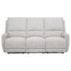 Sylmar Chenille Upholstered Power Reclining Sofa Dove Grey