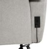 Sylmar Chenille Upholstered Power Reclining Sofa Dove Grey