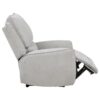 Sylmar Chenille Upholstered Power Recliner Dove Grey