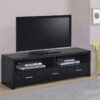 Alton 3-drawer Engineered Wood 61-inch TV Stand Black Oak
