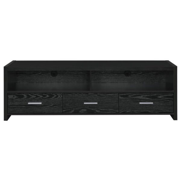 Alton 3-drawer Engineered Wood 61-inch TV Stand Black Oak