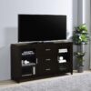 Lewes 2-door Engineered Wood 60-inch TV Stand Cappuccino