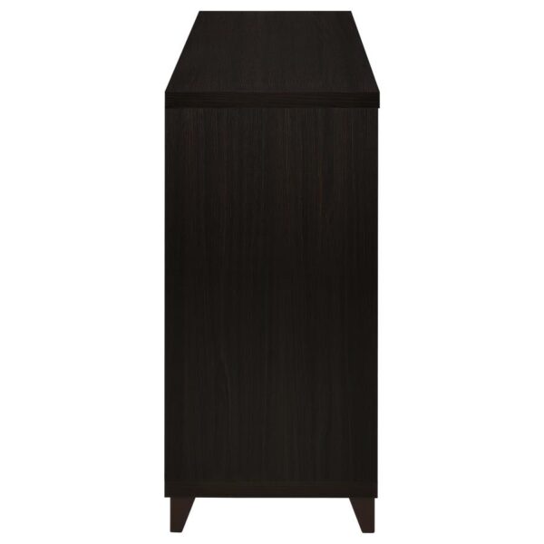 Lewes 2-door Engineered Wood 60-inch TV Stand Cappuccino