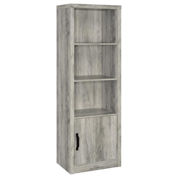 Burke 3-piece 59-inch TV Entertainment Center Grey Driftwood