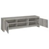 Burke 2-door Engineered Wood 71-inch TV Stand Grey Driftwood