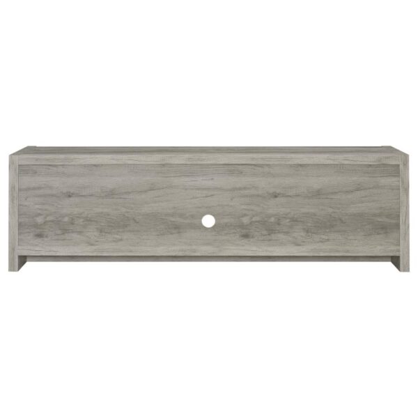 Burke 2-door Engineered Wood 71-inch TV Stand Grey Driftwood