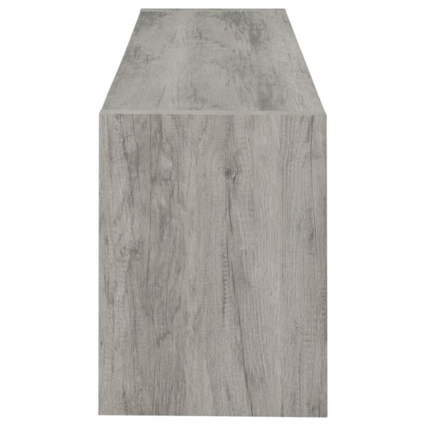 Burke 2-door Engineered Wood 71-inch TV Stand Grey Driftwood