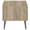 Welsh Square Engineered Wood Side End Table Distressed Pine