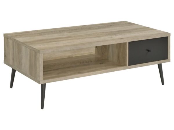 Welsh 1-drawer Engineered Wood Coffee Table Distressed Pine