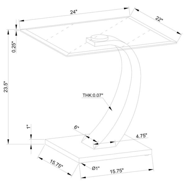 Pruitt 3-piece Coffee and End Table Set Satin Silver