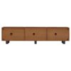 Trask 86-inch Wood TV Stand Media Console Mango Brown