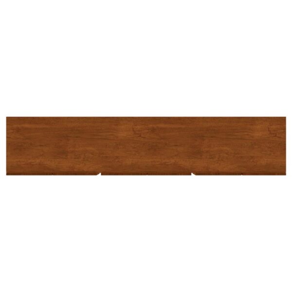 Trask 86-inch Wood TV Stand Media Console Mango Brown
