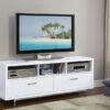 Casey 2-drawer Engineered Wood 60-inch TV Stand White