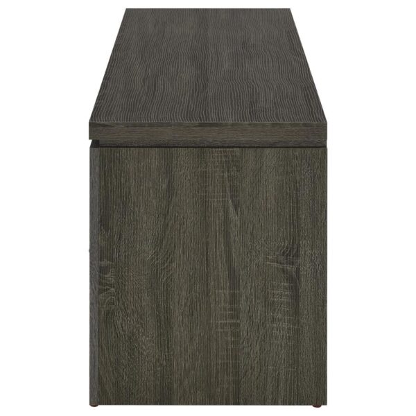 Elkton 2-drawer Engineered Wood 59-inch TV Stand Weathered Grey