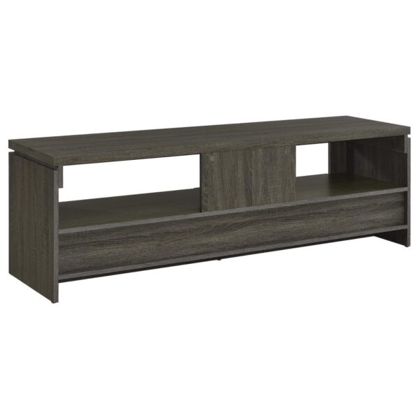Elkton 2-drawer Engineered Wood 59-inch TV Stand Weathered Grey