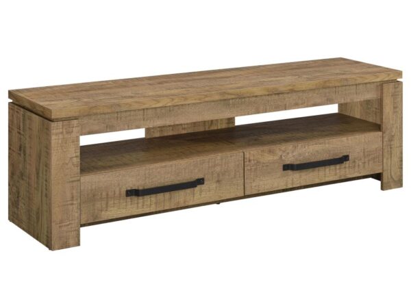 Elkton 2-drawer Engineered Wood 59-inch TV Stand Mango