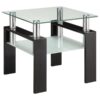 Dyer 3-piece Rectangular Coffee and End Table Set Black