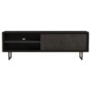 Marsden 2-door Mango Wood 70-inch TV Stand Charcoal Black