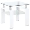 Dyer 2-piece Rectangular Coffee and End Table Set White