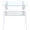 Dyer 2-piece Rectangular Coffee and End Table Set White