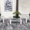 Dyer 3-piece Rectangular Coffee and End Table Set White