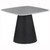 Eason 2-piece Cocktail Coffee Table Set Concrete and Black