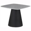 Eason 2-piece Cocktail Coffee Table Set Concrete and Black