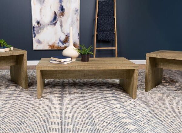 Lynette 3-piece Rectangular Coffee and End Table Set Mango