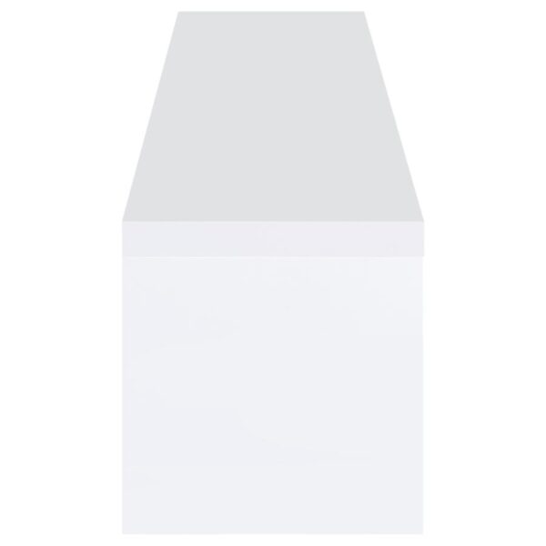 Jude 2-door Engineered Wood 79-inch TV Stand High Gloss White