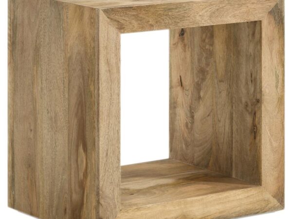 Benton Rectangular Solid Wood End Table Natural