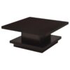 Reston 3-piece Square Coffee and End Table Set Cappuccino