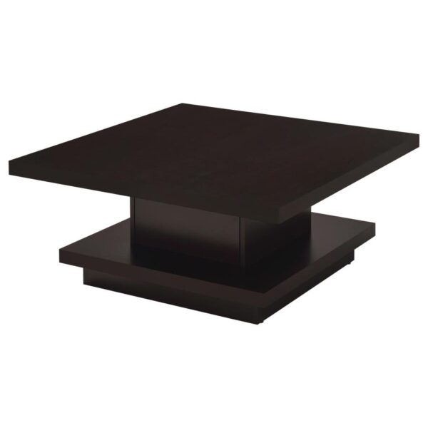 Reston 3-piece Square Coffee and End Table Set Cappuccino