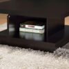 Reston Square Engineered Wood Coffee Table with Casters Cappuccino