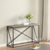 Birdie Rectangular Entryway Console Table Sonoma Grey