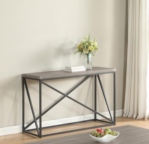 Birdie Rectangular Entryway Console Table Sonoma Grey
