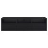 Rutland 78-inch 3-drawer TV Stand Media Console Black
