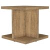 Cortona Square Engineered Wood End Side Table Mango