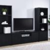 Winfield 3-piece Entertainment Center 60-inch TV Stand Black