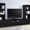 Winfield 3-piece Entertainment Center 78-inch TV Stand Black