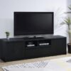 Winfield 78-inch 2-door TV Stand Media Console Black