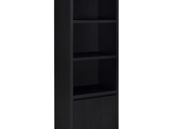 Winfield 3-sheld Media Tower Entertainment Pier Black