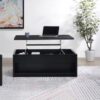 Knapp 3-piece Lift Top Coffee Table Set Black